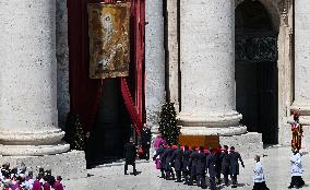 Cardinals And Clergy During The Funeral Of Pope Francis - Vatican