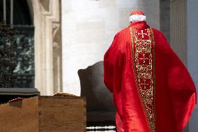 Cardinals And Clergy During The Funeral Of Pope Francis - Vatican