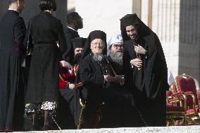 Cardinals And Clergy During The Funeral Of Pope Francis - Vatican