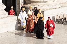 Cardinals And Clergy During The Funeral Of Pope Francis - Vatican