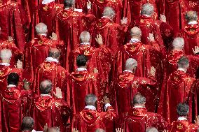 Cardinals And Clergy During The Funeral Of Pope Francis - Vatican