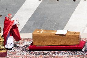 Cardinals And Clergy During The Funeral Of Pope Francis - Vatican