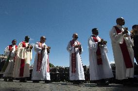 Cardinals And Clergy During The Funeral Of Pope Francis - Vatican