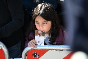 Faithful Faces At The Funeral Of Pope Francis - Vatican