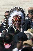 Faithful Faces At The Funeral Of Pope Francis - Vatican