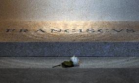 Tomb Of Pope Francis At Santa Maria Maggiore Basilica - Rome