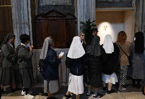 Tomb Of Pope Francis At Santa Maria Maggiore Basilica - Rome