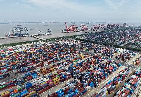 Shanghai Port Container Trade