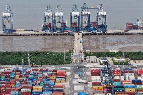Shanghai Port Container Trade