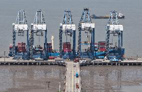 Shanghai Port Container Trade