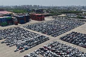 Shanghai Port EV Export