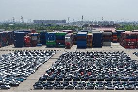 Shanghai Port EV Export