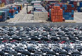 Shanghai Port EV Export