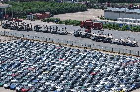 Shanghai Port EV Export