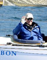 King Juan Carlos enjoys a new day of regattas - Sanxenxo