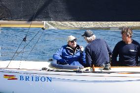 King Juan Carlos enjoys a new day of regattas - Sanxenxo