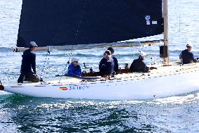 King Juan Carlos enjoys a new day of regattas - Sanxenxo
