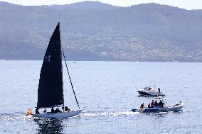 King Juan Carlos enjoys a new day of regattas - Sanxenxo