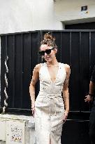 Miley Cyrus After A Photo Shoot - Paris