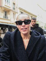Miley Cyrus Arrives For A Photo Shoot - Paris