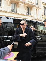 Miley Cyrus Arrives For A Photo Shoot - Paris