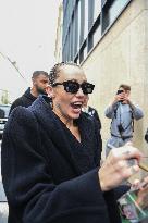 Miley Cyrus Arrives For A Photo Shoot - Paris