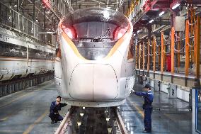 High-speed EMU Train Maintenance in Nanjing