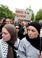 Rally Against Islamophobia for Aboubakar Cisse - Paris