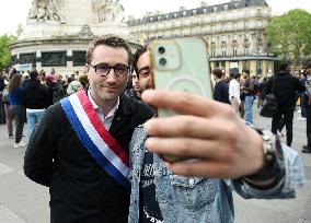 Rally Against Islamophobia for Aboubakar Cisse - Paris