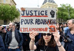 Rally Against Islamophobia for Aboubakar Cisse - Paris