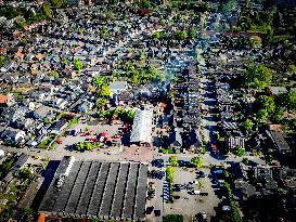 Fire Causes Smoke Pollution in Dutch Residential Area