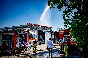 Fire Causes Smoke Pollution in Dutch Residential Area
