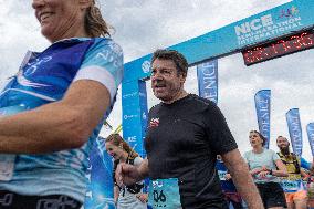 Christian Estrosi at Nice International Half-Marathon - Nice