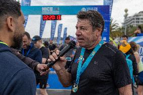 Christian Estrosi at Nice International Half-Marathon - Nice