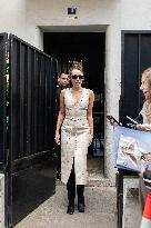 Miley Cyrus Leaves A Photo Shoot - Paris