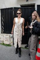 Miley Cyrus Leaves A Photo Shoot - Paris