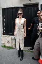 Miley Cyrus Leaves A Photo Shoot - Paris