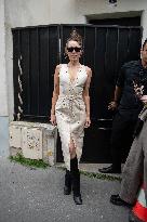 Miley Cyrus Leaves A Photo Shoot - Paris