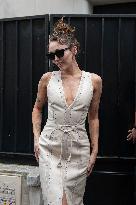 Miley Cyrus Leaves A Photo Shoot - Paris