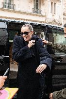 Miley Cyrus Arrives For A Photo Shoot - Paris