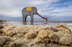 Elephant slide at Pärnu Beach