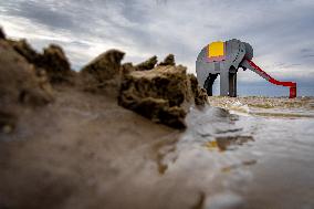 Elephant slide at Pärnu Beach