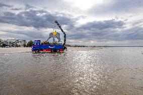 Elephant slide at Pärnu Beach