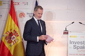 King Felipe VI Opens Invest in Spain Summit - Madrid