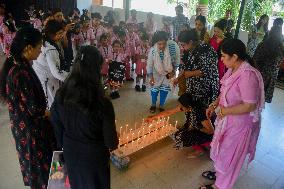 Bright Academy Protests Tourist Killings - India