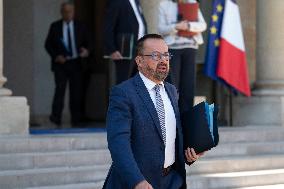 Weekly Cabinet Meeting - Paris