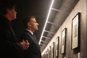 President Macron At Paris Holocaust Memorial Ahead Of Victory Day