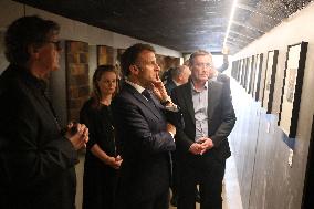 President Macron At Paris Holocaust Memorial Ahead Of Victory Day