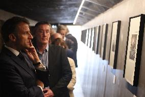 President Macron At Paris Holocaust Memorial Ahead Of Victory Day