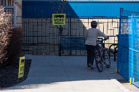 Voting Election Day in Canada